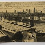 AK Bremen - Panorama - 3.10.1911 nach Bastheim