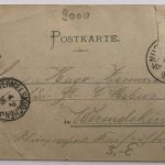 AK Gruß aus Nürnberg - Schleifersteg - 1898 nach Wermelskirchen