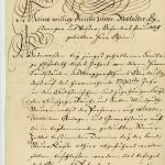 Schnörkelbrief Johann Wilhelm Traugott von Schönberg ( Sachsen ) 1789 - Siegel