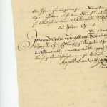 Schnörkelbrief Johann Wilhelm Traugott von Schönberg ( Sachsen ) 1789 - Siegel