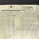 Belgien MeFr. Rechnung von Gosselies / Charleroi Nach Paris 1869