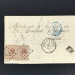 Belgien MeFr. Rechnung von Gosselies / Charleroi Nach Paris 1869
