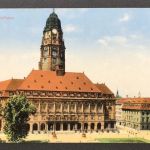 Ansichtskarte Dresden Rathaus - nicht gelaufen -