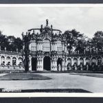 Ansichtskarte Dresden Zwinger Pavillon gelaufen 1935