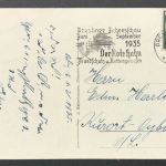 Ansichtskarte Dresden Zwinger Pavillon gelaufen 1935