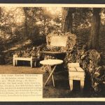 Ansichtskarte Weimar - Sitz hinter Goethes Gartenhaus - nicht gelaufen
