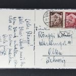 AK Goslar Hotel der Achtermann 1936 - nach Olten /Schweiz