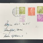 Bund Heuss Zusammendruck Mi.Nr. S15 - R3+2 Mischfrankatur