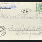 Sonder AK Dresden Dt. Städte Ausstellung 1903 Sonderstempel n. Amsterdam