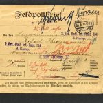 Feldpostbrief Wurzen N. Zwickau + zurück Interessanter Beleg 23.6.1915
