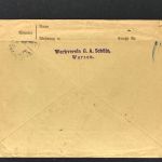 Feldpostbrief Wurzen N. Zwickau + zurück Interessanter Beleg 23.6.1915