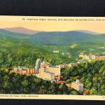 Ansichtskarte Postcard USA View from Tower - Medical Building Hot Springs 1937