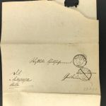 Württemberg Vorphila Briefhülle Waldsee Doppelverwendung 1871
