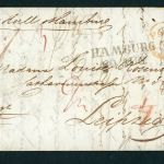 Vorphilatelie Brief Manchester über Hamburg nach Leipzig 1839
