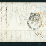 Vorphilatelie Brief Manchester über Hamburg nach Leipzig 1839