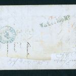 Vorphilatelie Brief Waterloo nach Aglasterhausen 1851