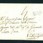 Vorphilatelie Brief Italien Este nach Venedig 1836