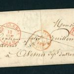 Vorphilatelie Brief Charleroi nach Avesnes 1840