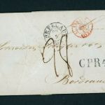 Vorphilatelie Brief Breslau nach Bordeaux 1846