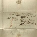 Württemberg Vorphila Briefhülle Waldsee 1845 Doppelverwendung