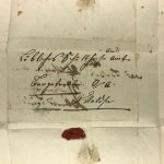 Württemberg Vorphila Briefhülle Waldsee 1845 Doppelverwendung