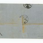 Einzelfrankatur Levante - 1877 nach Marseille