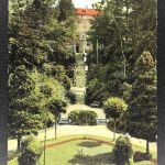 Ansichtskarte Bad Lausick - Terrasse im Kurpark - nicht gelaufen