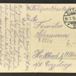 Ansichtskarte Zittau - Feldpost 20.7.1915