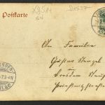 Ansichtskarte Pulsnitz - Gruss vom Schwedenstein 1907
