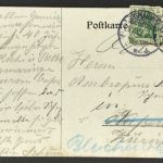 Ansichtskarte Sigmaringen Schloss 1907 nach Zürich