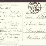 Foto Ansichtskarte Niederfinow - Schiffshebewerk 1938 nach Shanghai in China !