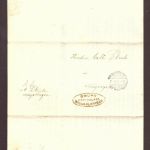 Postablage / Dienstbrief Wissgoldingen - Winzingen 1874 / Ordinariat Rottenburg