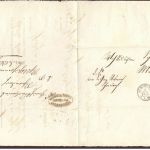 Formular / Dienstsache mit zweimaliger Verwendung Schorndorf - Miedelsbach 1869