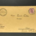Württemberg Dienstbrief Bibliothek Zentralstelle Gewerbe + Handel Stuttgart 1903