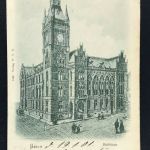 Ansichtskarte Essen -Rathaus 1901 nach Berlin