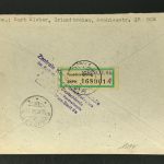 DDR Einschreiben ZKPH Mischfrankatur Zwickau nach Burgdorf Schweiz 1958