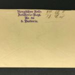 Feldpost 1. WK Expedition der 15. infanterie Division 25.11.1916