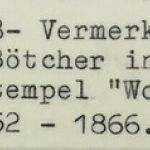 Dienstbrief Wolfenbüttel an Pastor in Jembke bei Fallersleben ca. 185-1866