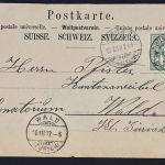 AK Zürich die Tonhalle 1902 gelaufen nach Wald