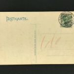 Ansichtskarte Bad Homburg - Saalburg - Atrium - gelaufen Frankfurt 1906
