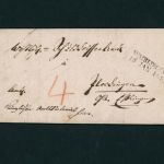 Vorphilatelie Brief Waiblingen 1845 nach Plochingen