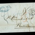 Vorphilatelie Brief Zürich nach Rotterdam über Minden 1853
