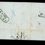 Vorphilatelie Brief Zürich nach Rotterdam über Minden 1853