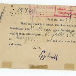 Deutsches Reich Dienst PK - Freihänder f.d. feindliche Vermögen Berlin 1923