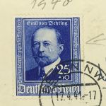 Dt. Reich Mischfrankatur mit Mi.Nr. 761 (weißer Streifen auf der Wange) 1941