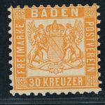 Baden Michel Nummer 22a postfrisch xx