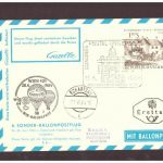 Österreich Ballonpost 1964 Ersttag Weltpostkongress Wien