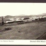 Ansichtskarte Deutsch Süd West Blick auf den Bahnhof Karibib