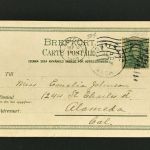 Ansichtskarte Karlstad Schweden - gelaufen in den USA 1908