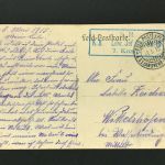 Feldpostkarte Landwehr Division 11.5.1915